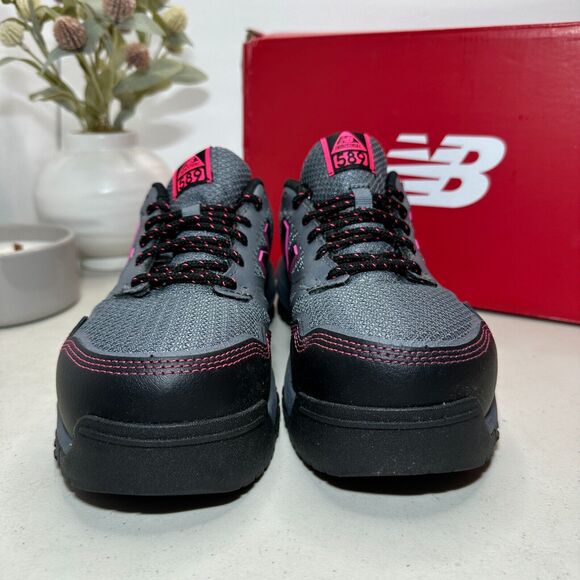New Balance 589V1 Industrial Slip Resistant Composite Toe Shoe Gray Women 8 NWB - Picture 3 of 12